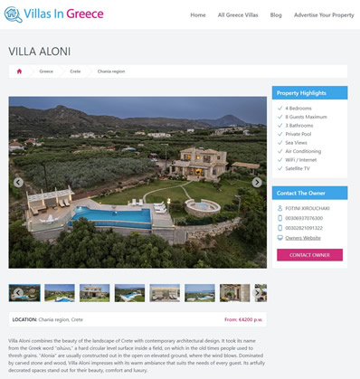 List Your Greek Holiday Rental With Us